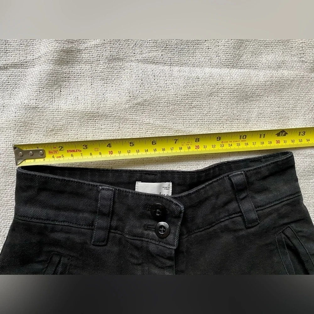 Aritzia Wilfred  Free High Rise Black Cargo Pants Size 2 - Picture 10 of 14